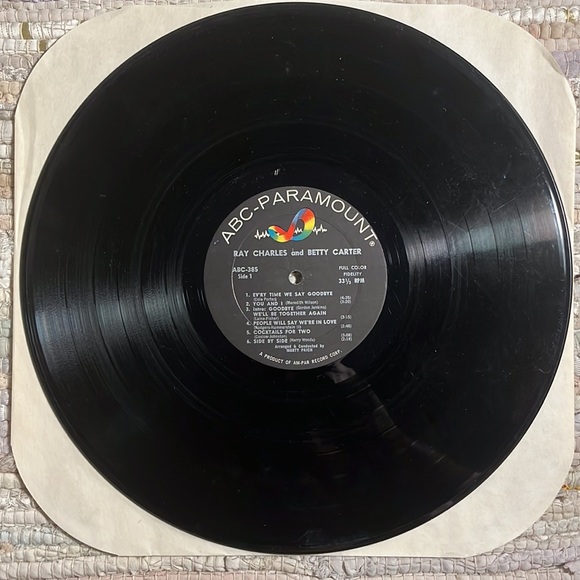 Ray Charles And Betty Carter - (Self-Titled) Vinyl LP - Picture 3 of 5